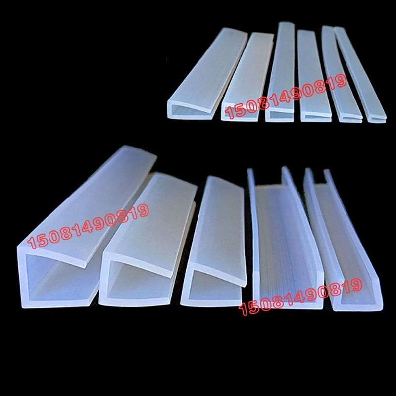 Edge Strip Silicone Rubber Edging Panel Seal Trim Colorful U-shaped sealing gallery
