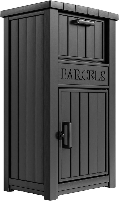 Package Delivery Box Outside Large Parcel Drop Box W/ Lockable Secure Waterproof
