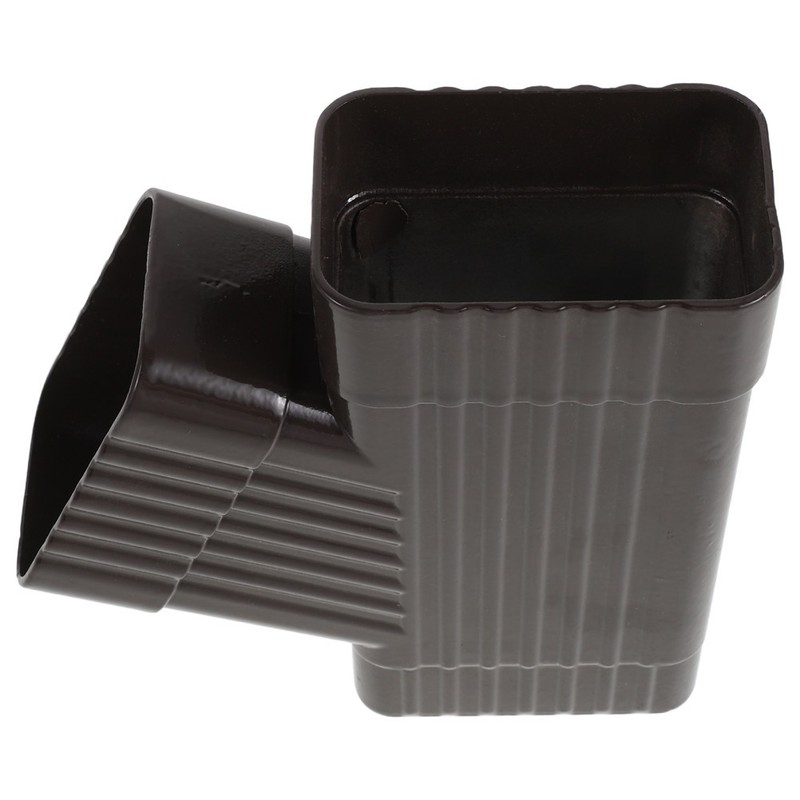 Terrace Downspout Fitting Rectangular Gutter Connector Aluminum Pipe Fittings