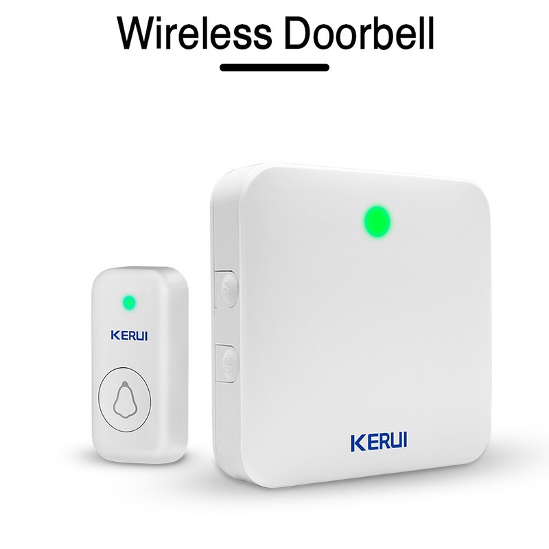 Plug In Home Wireless Chime Set 44 Ring Tones Waterproof Door Bell Transmitter