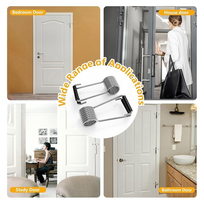 Butterfly Spring Door Closer,Spring Hinge Door Closer Fits on Most Door7740 gallery