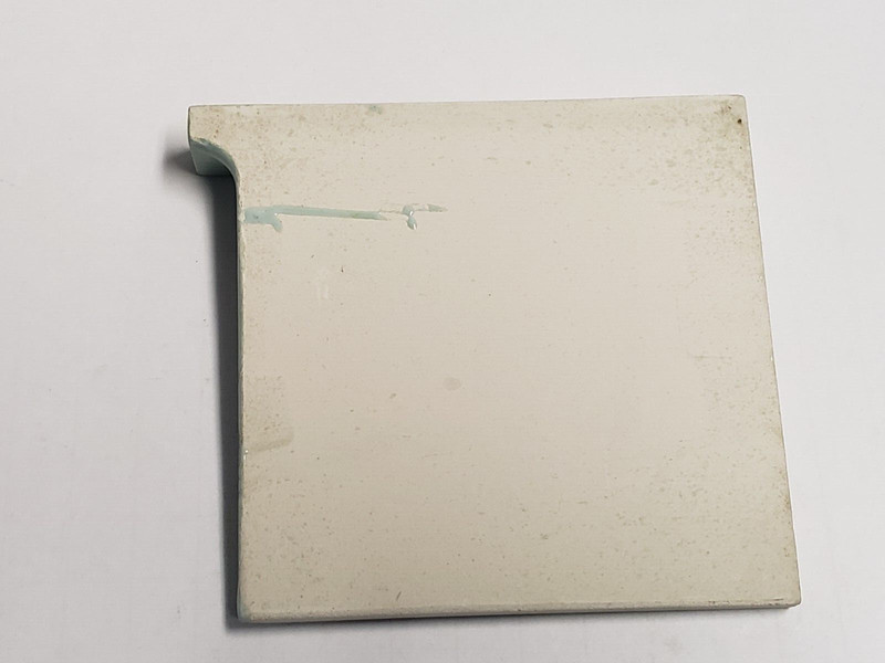 Vtg. TILECREST Ceramic Tile Corner Base Bullnose Lt. Green Mint NEW NOS V2 gallery