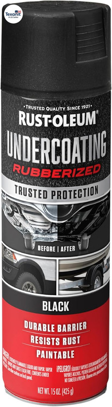 248657 Rubberized Undercoating Spray, 15 Oz, Black