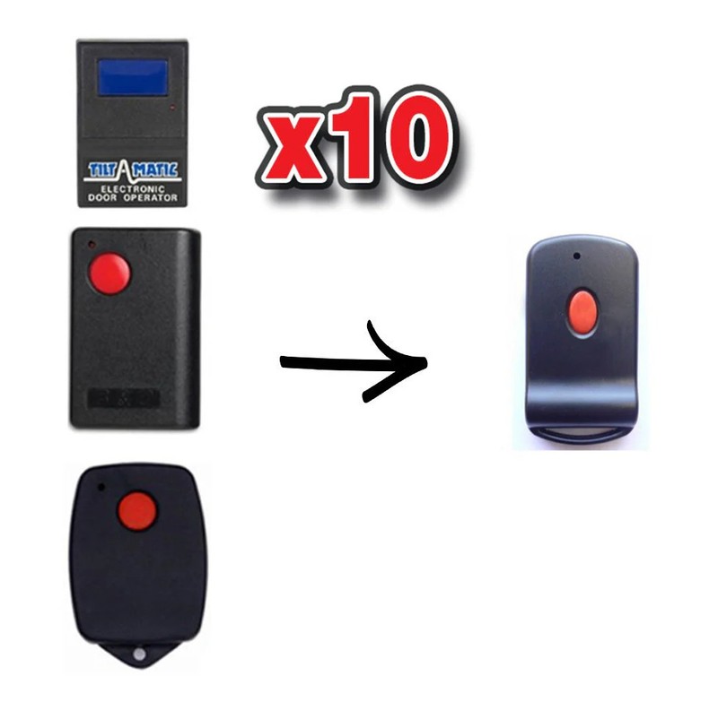 10 x Tiltamatic magickey Garage Remote TRG306 TR300 TRV300 TRG303 Tilt-A-Matic