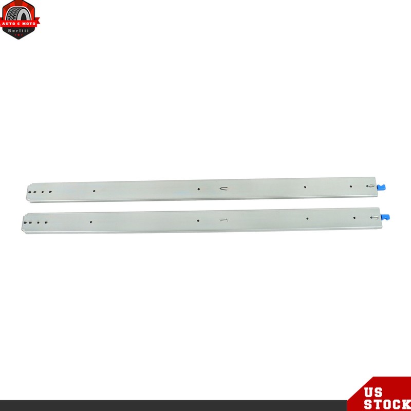 1 Pair 48 Inch Locking Drawer Slides Full Extension & Lock 500 lbs Load Capacity gallery