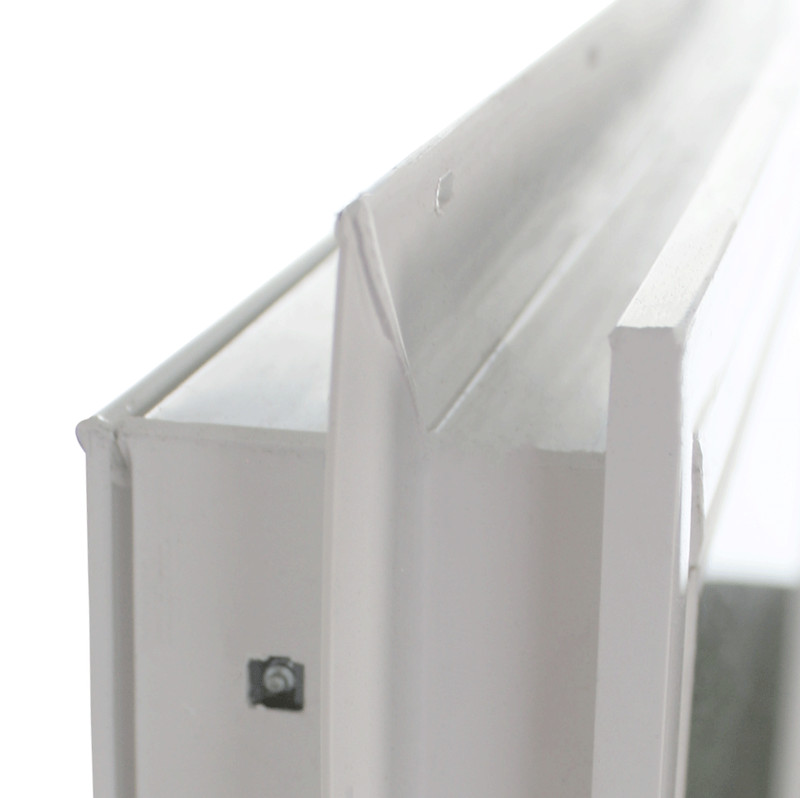 Double Pane Transom Window 48" x 16" Fixed Window DP50 TEMPERED GLASS White Viny gallery