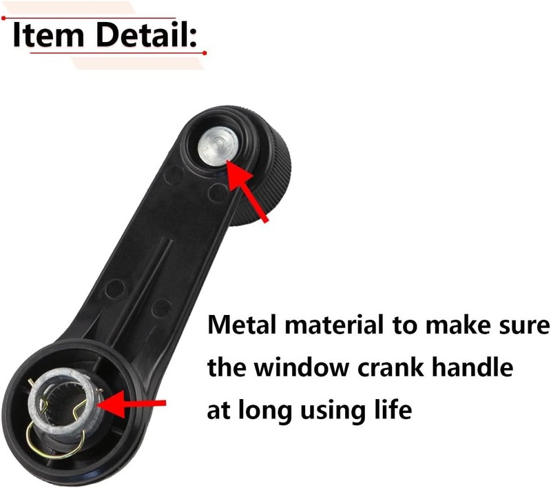 1Pair Window Crank Handle Compatible with Models, for 4Runner Camry Corolla Taco gallery