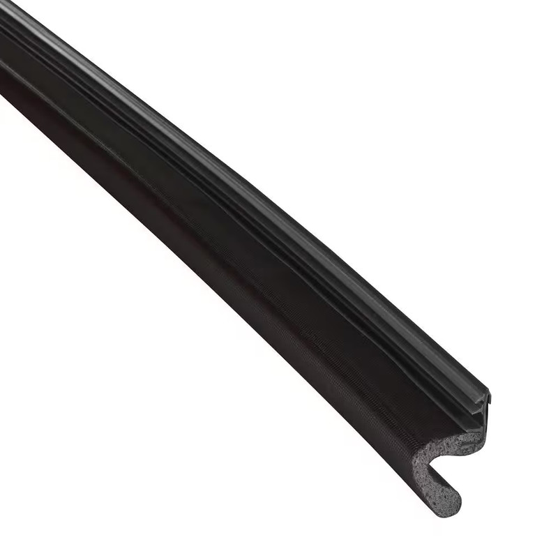 INTERIOR DOOR SEAL REPLACEMENT 1-1/8 In. X 81 In. Brown Vinyl Kerf Strip