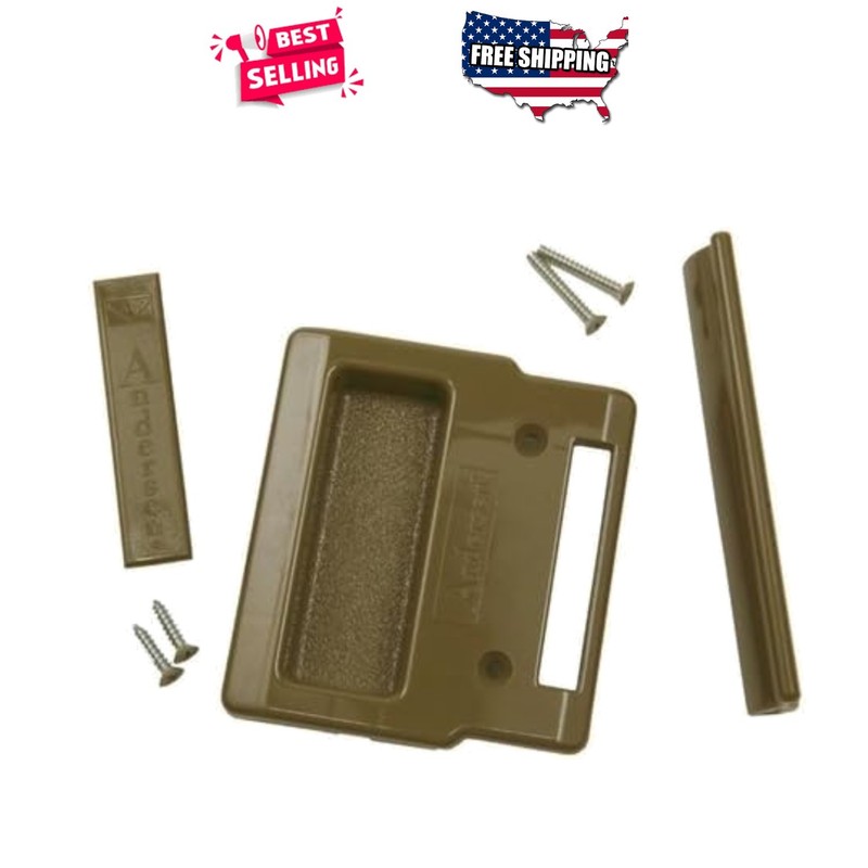 Screen Hardware Kit Stone For Two-Panel Patio Doors 1982 To Present Wood Handle