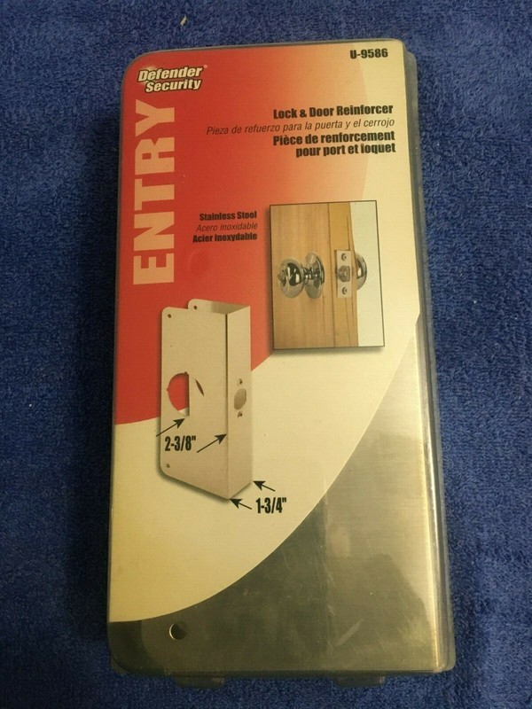 Defender Security Entry Lock And Door Reinforcer SS Color-U-9586
