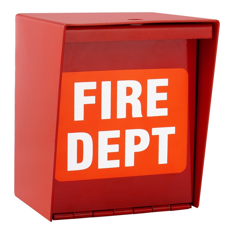 1X Fire Department Lock Box With Lock Hole Alloy Steel ‎Home Office Wall Mounted gallery