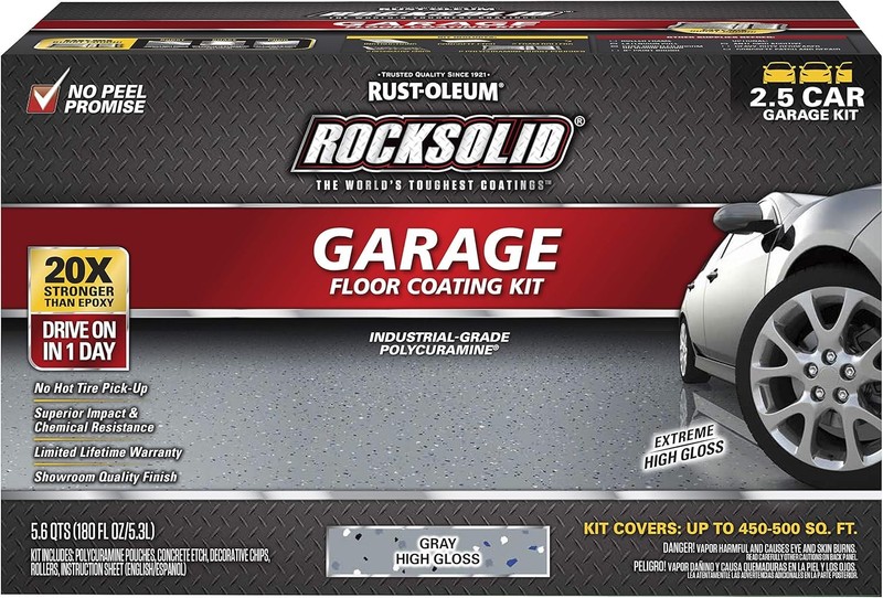Rust Oleum 293513 RockSolid Polycuramine Garage Floor