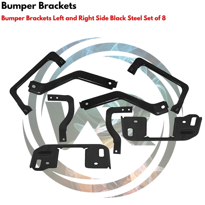 Front Bumper Mounting Brackets Inner Outer Kit For 2009-2014 Ford F-150 gallery