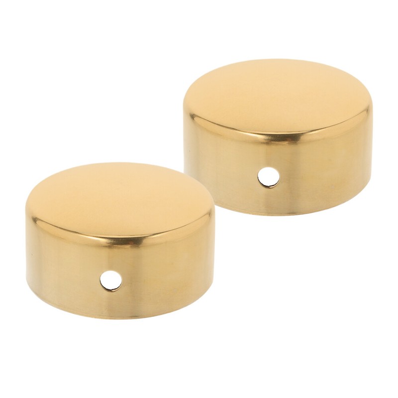 2pcs Stainless Steel Handrail End Cap Round Handrail End Caps Handrail Parts