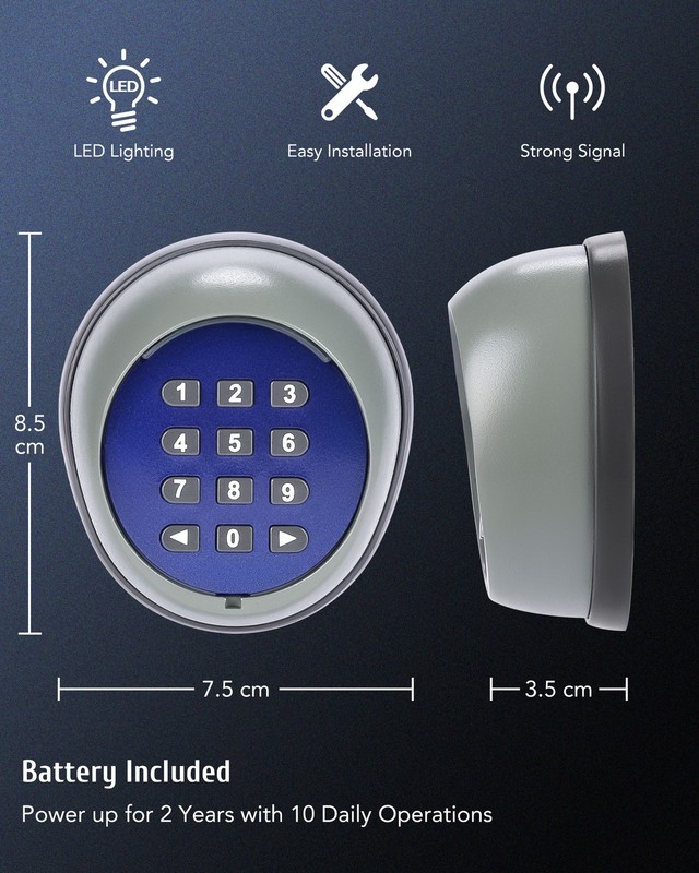 CO-Z Wireless Keypad Remote Door Operator Panel Electric Automatic Gate Opener gallery