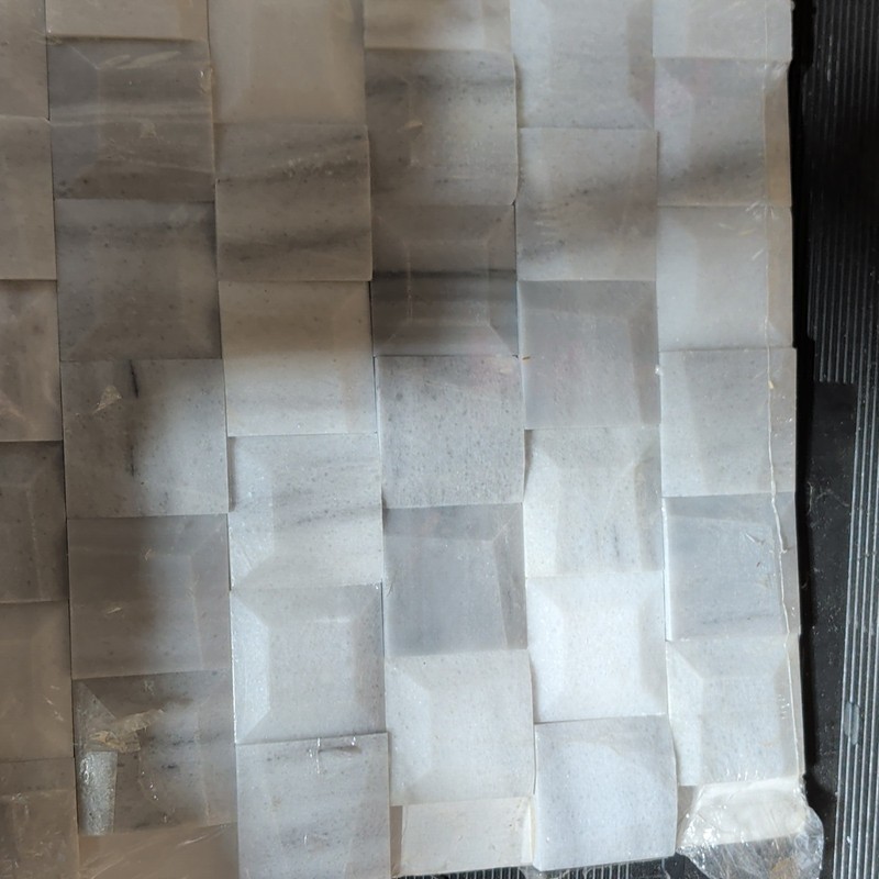 Stone Mosaic Tile Sheet Quill Feather Tiloton Series TLT-5901 Wall Textured