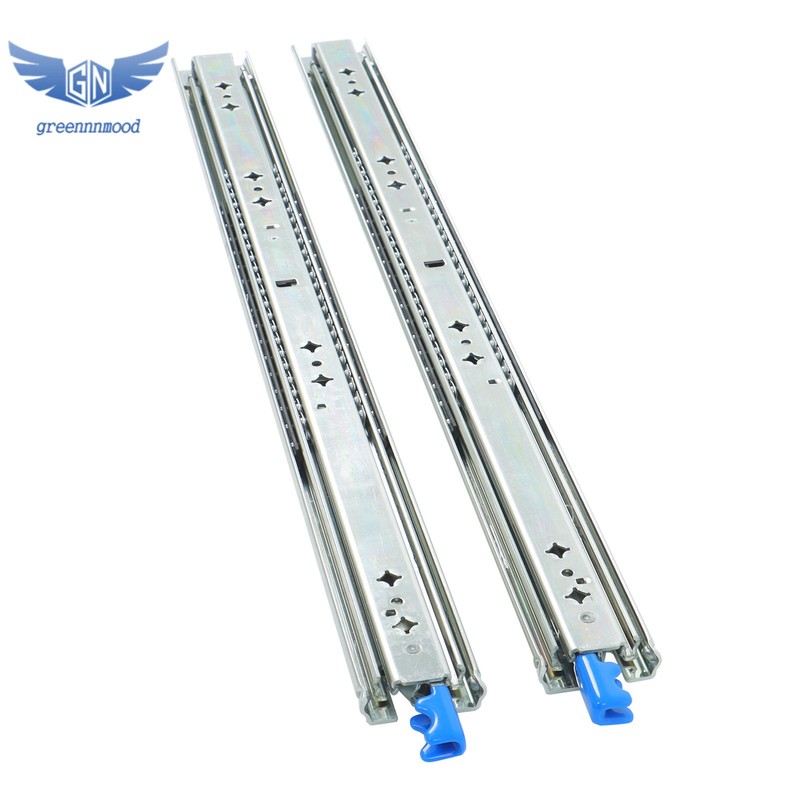 1 Pair Locking Drawer Slides 26 Inch Full Extension & Lock 250 lb Load Capacity