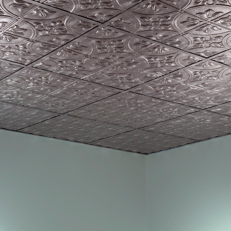 Fasade – 2ft x 2ft Traditional Style #2 Lay In Ceiling Tile/Panel (5 Pack)