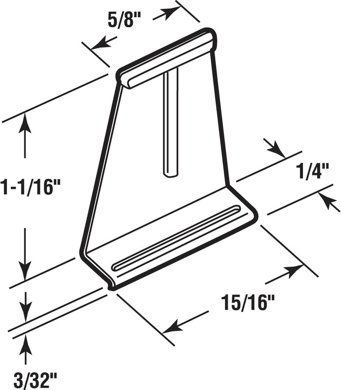 Prime-Line PL 14622 Black Vinyl, Spline Channel Pull Tabs (100 Pack) gallery