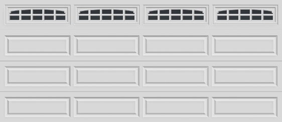 CHARLESTON 608 ALMOND Replacement Window Inserts/LONG Panel IDEAL Garage Doors gallery