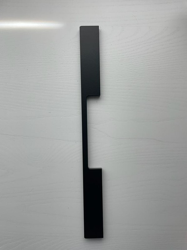 Solid Aluminum Matte Black Kitchen Cabinet Handles Pulls 13″