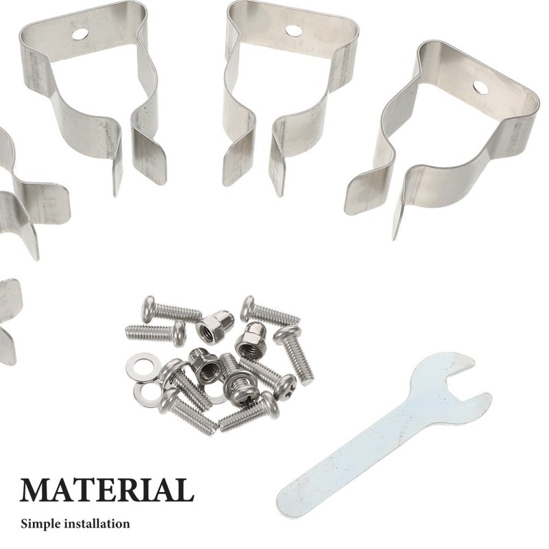Window Well Cover Spring Clip Plate for Glass Greenhouse Panel Retainer Clips gallery