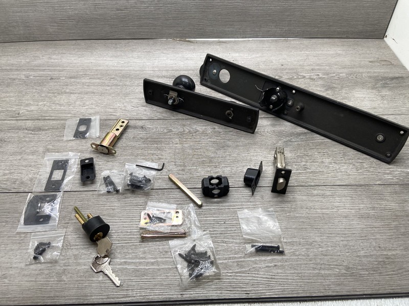 Signature Hardware EH-TB-18-700.10-R-DB-NB-N Ellis Entrance Door Set gallery