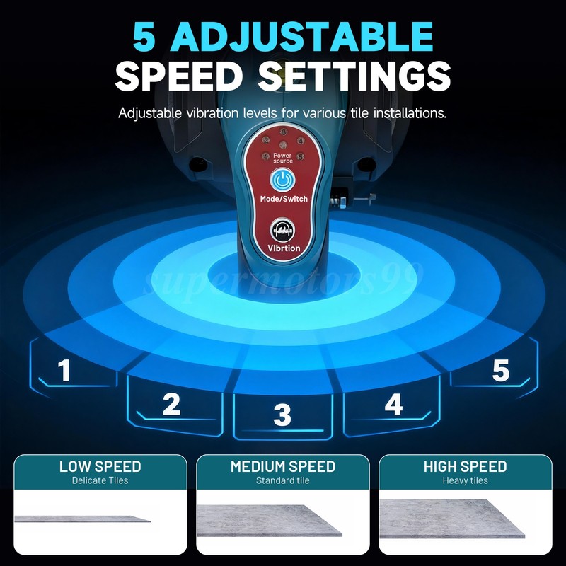 Tile Vibration Machine Tool Tile Vibration Leveling Machine 21V with 2batteries gallery