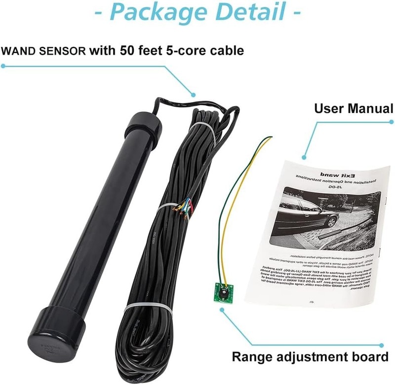 Gate Opener Exit Wand - Automatic Driveway Car Detector, Easy Install gallery