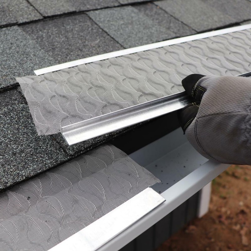 Gutter Guard Flex Fit Stainless Steel Micro Mesh 25-Pieces Equals 75 ft Protect gallery