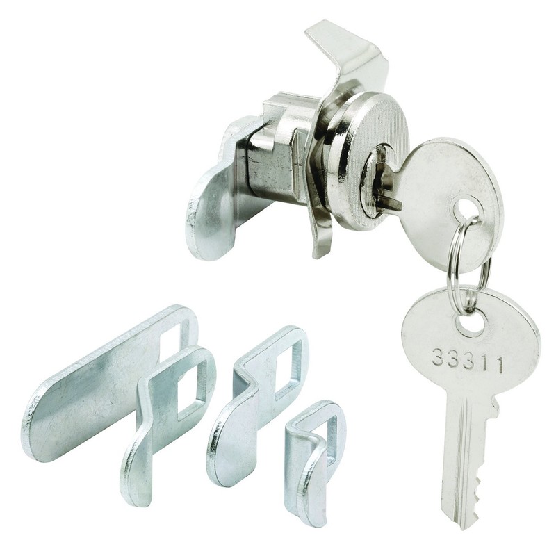 Mailbox Lock 1-9/16 Inch Cam Reach Diecast Nickel Single Pack Hardware