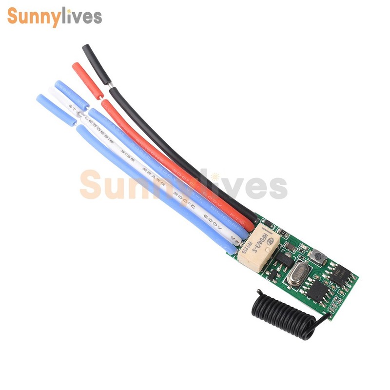 DC 3V-18V Mini Wireless Remote Control Switch LED Lights Controller DIY 433MHz gallery