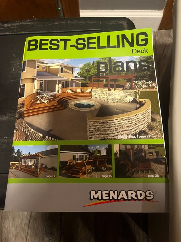 Menards Best Selling Deck Plans House project blueprint home building