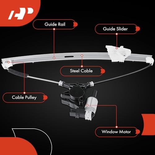 Electric Power Window Regulator with Motor Compatible with Front Driver Side gallery