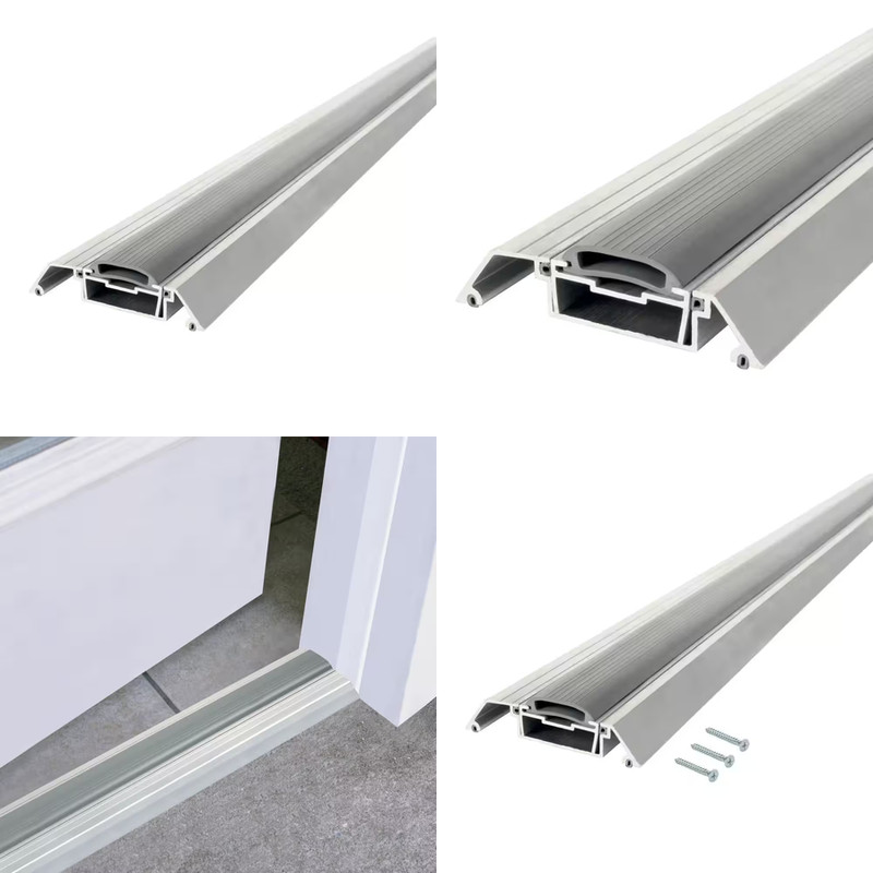 36 In. Aluminum Adjustable Threshold with Vinyl Seal | Building Products 3-1/2″