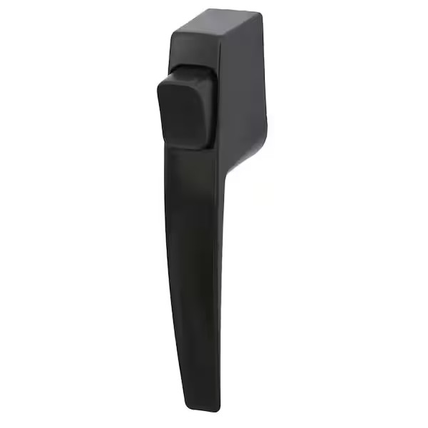 Push Button Screen Storm Door Latch Handle Set Night Lock Lever Metal Door Black gallery