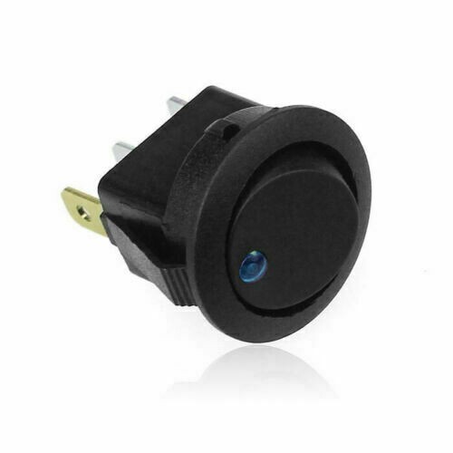 Multipack LED Dot Light 12V Car Boat Auto Round ON/OFF Rocker Toggle SPST Switch