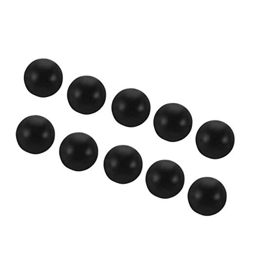 M4 Thread Cap Nuts Knob, 20 Pack Steel Ball Lamp Decoration Screw M4x9mm Black