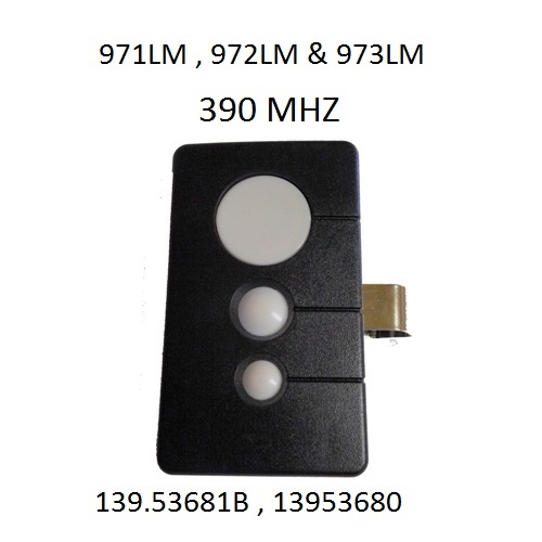 For Chamberlain Garage Door Opener Comp Remote Control Part 950CB 390Mhz