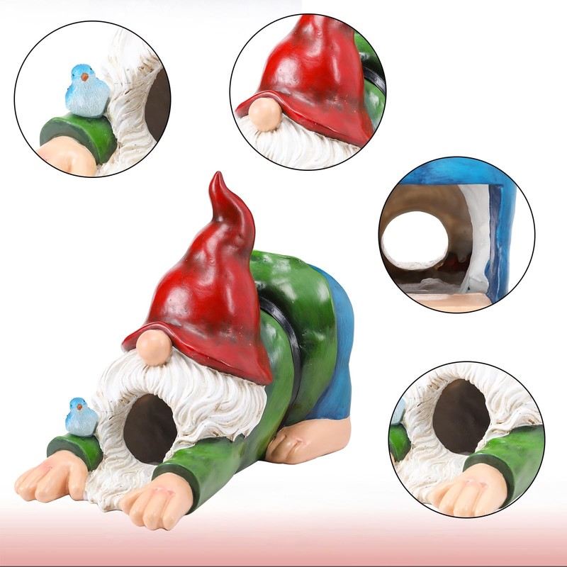 WONDER GARDEN Gnome Gutter Downspout Extensions - Decorative gallery