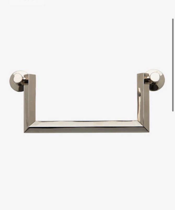 Waterworks Ridley 6″ Unlacquered Brass Cabinet Handle Pull (1)