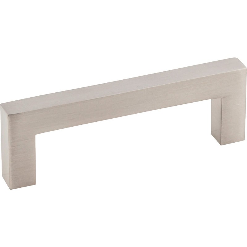 KasaWare 3-3/8 In. Overall Length Satin Nickel Square Bar Pull (8-Pack) Hardware