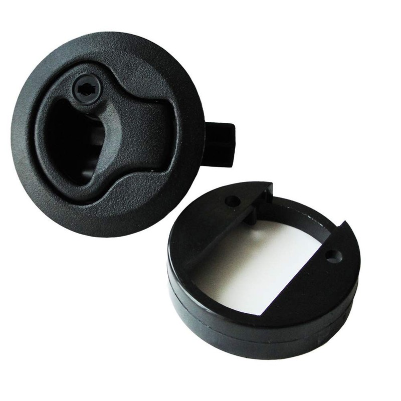 Marine Hatch Latch Lock Flush Mount Round Slam Latch for RV Boat Deck Hardware gallery
