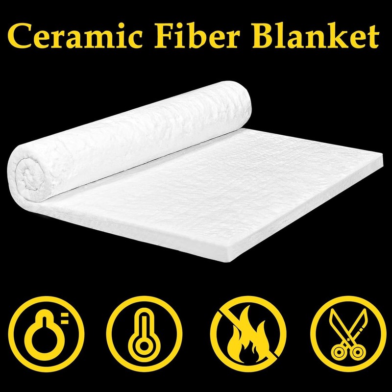 16"x24" Silicate Ceramic Fiber Blanket- Inorganic,Flame Retardant,Heat Resistant gallery
