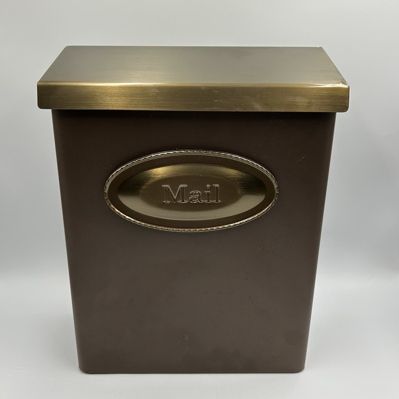 Designer Galvanized Steel Wall-Mount Mailbox DVKPBZ0AM Venetian Bronze 11x13x5″