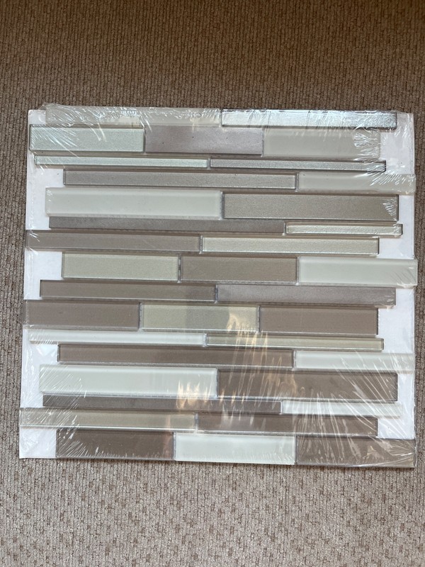 Elida Ceramica Coquina Ridge 12-in x 12-inGlossy Glass/Metal 1058257 Tile gallery