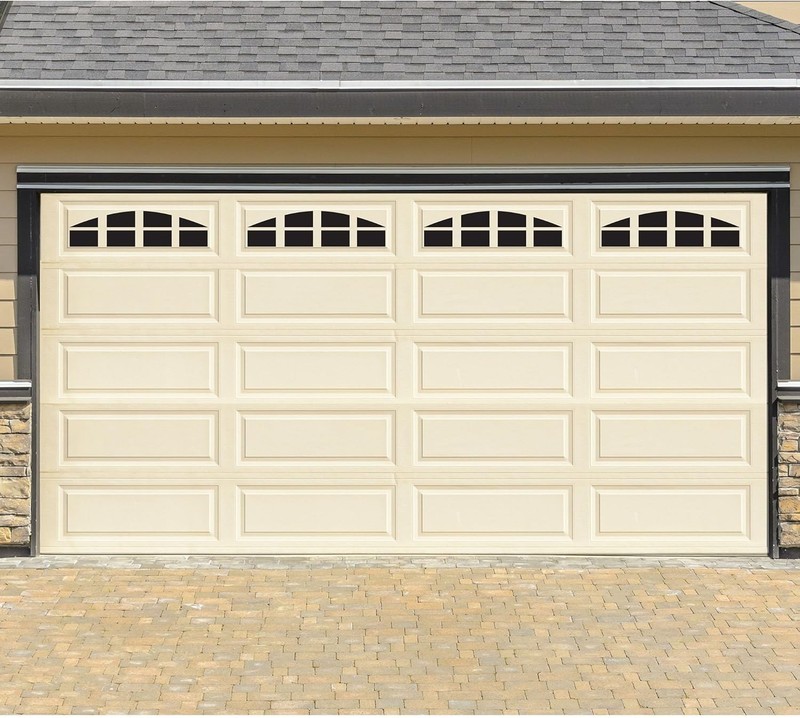 Garage Window Accents Magnetic Decorative Panels Black Steel Door Upgrade Fau... gallery