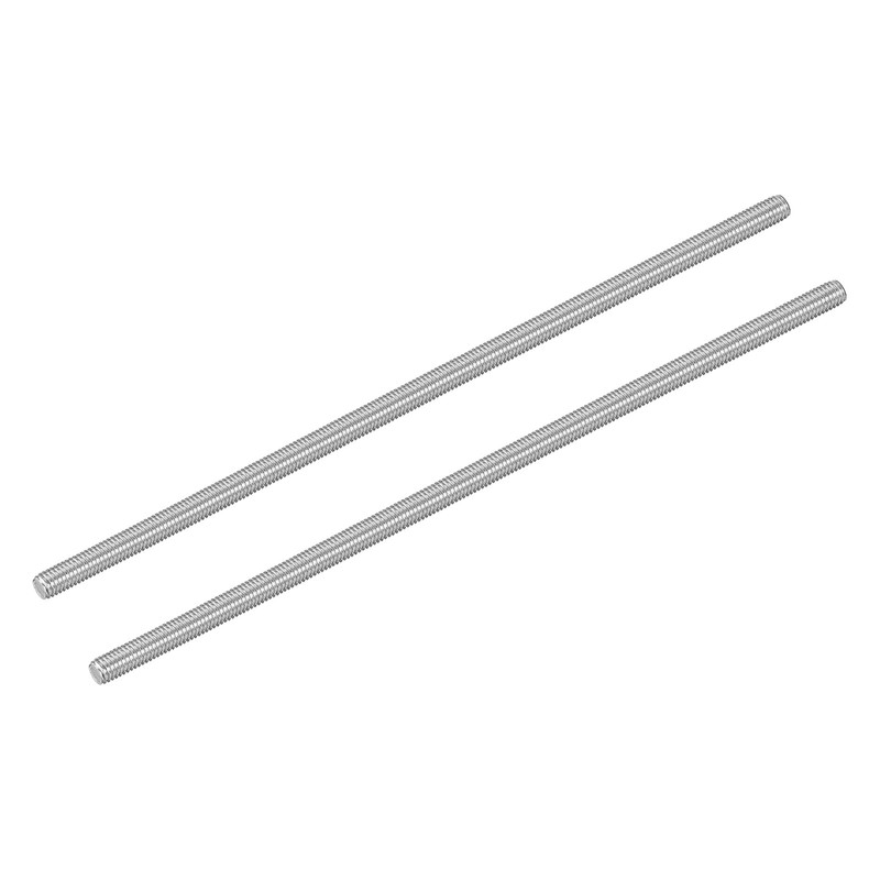2Pcs M5-0.8x160mm Fully Threaded Rods, 304 Stainless Steel Thread Bar Studs