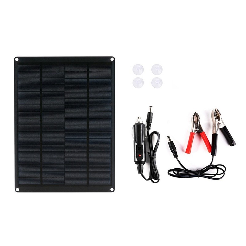 20W For Solar Panel with USB Port and DC5521 Female Connector for Boats