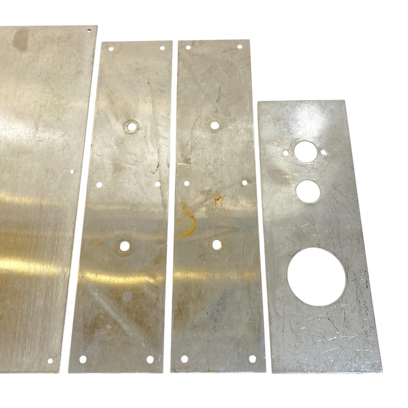 11, 15, 16 in Length Mixed Flat Straight Finger Plates Stainless Steel , 5 Pcs gallery